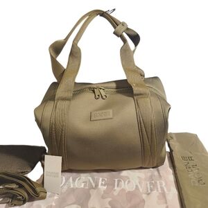 NWT Dagne Dover Landon Medium Carryall Dark Moss Tote Bag